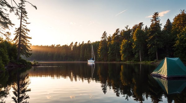Éveillez vos sens : camping bord de l'eau en toute sérénité