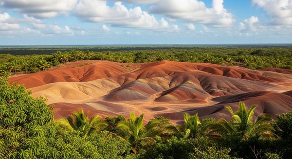 Découverte de Chamarel à l'île Maurice : la magie des terres colorées
