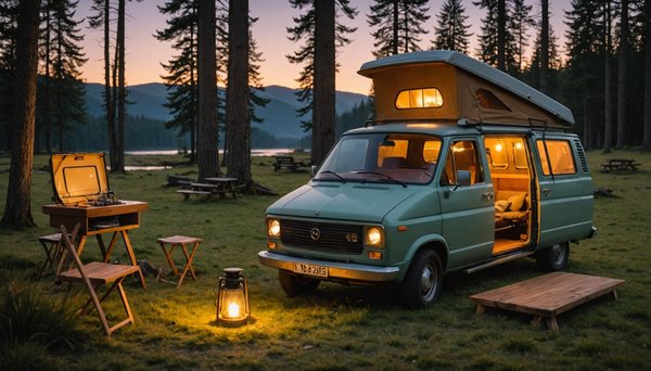 Les secrets d'un camping réussi avec un van aménagé